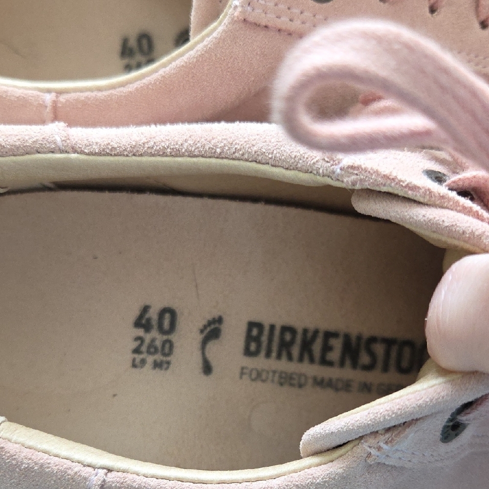 Birkenstock Bend Low Pink Suede Sneakers - Picture 8 of 10